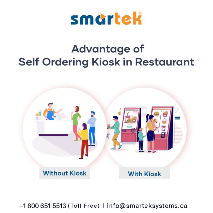 Restaurant self-service kiosks
